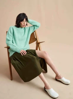 La Ligne Toujours Sweater Mint Flash Sale