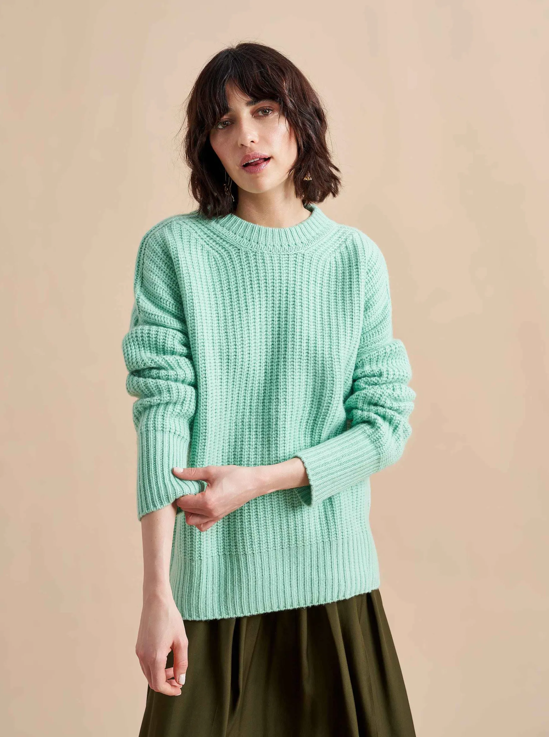 La Ligne Toujours Sweater Mint Flash Sale