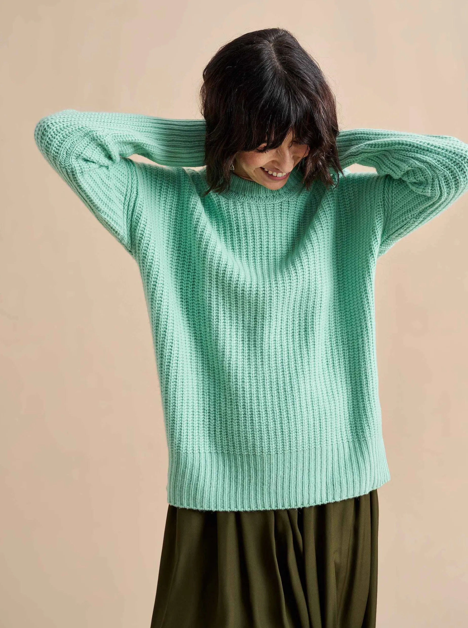 La Ligne Toujours Sweater Mint Flash Sale