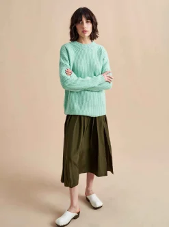 La Ligne Toujours Sweater Mint Flash Sale