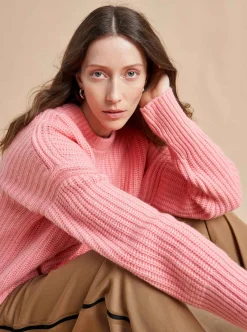La Ligne Toujours Sweater Peach Fashion