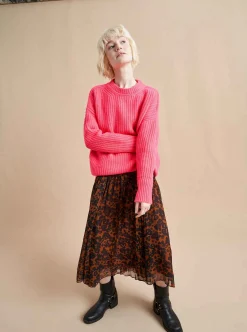La Ligne Toujours Sweater Hot Pink New