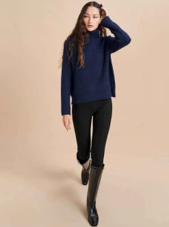 La Ligne Toujours Turtleneck Navy Best