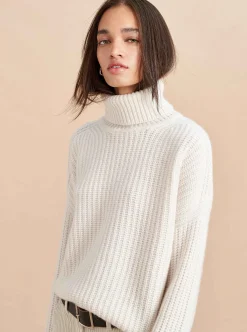 La Ligne Toujours Turtleneck Cream Cheap