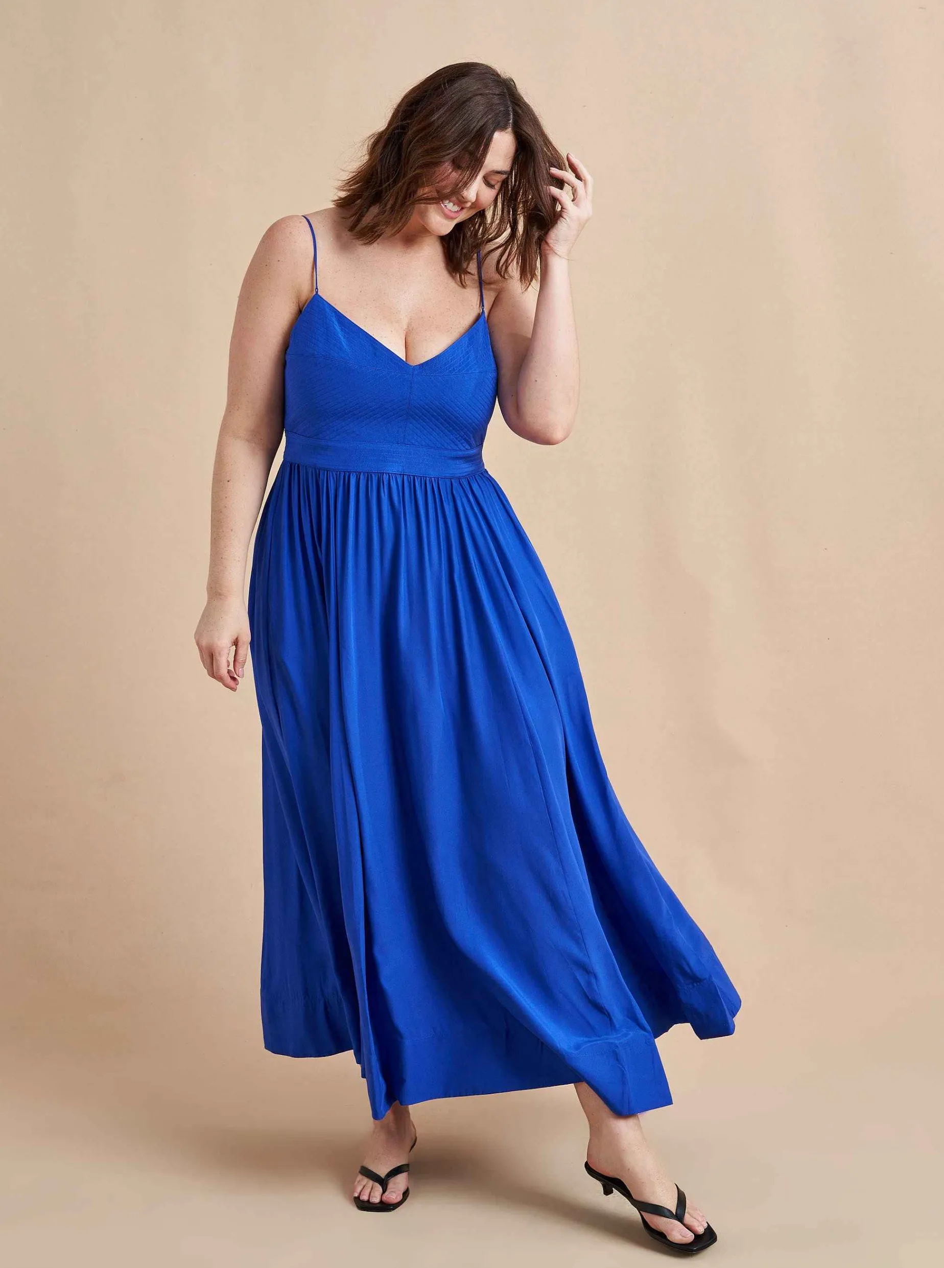 La Ligne Tracy Dress Electric Blue Best