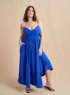 La Ligne Tracy Dress Electric Blue Best