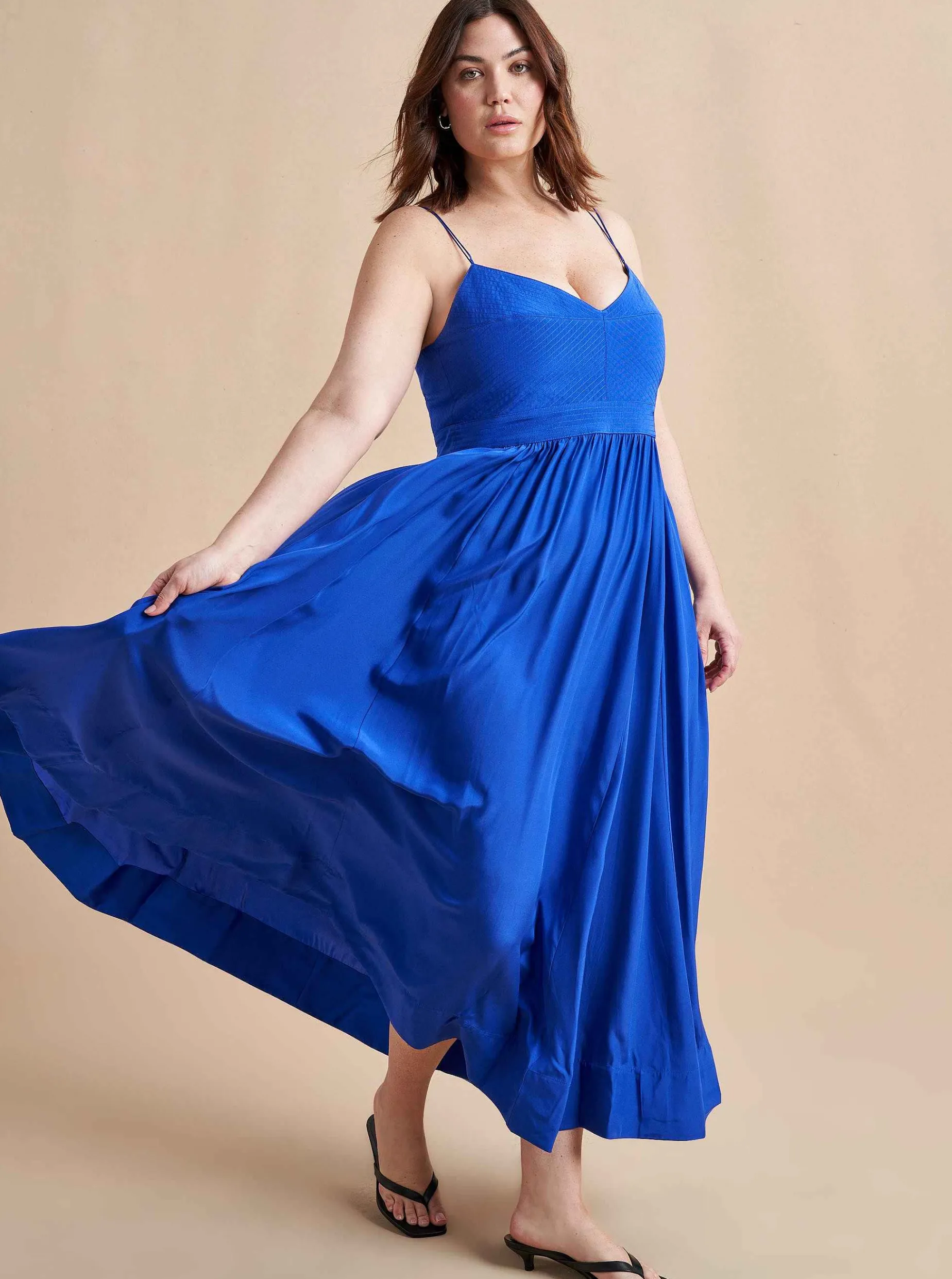La Ligne Tracy Dress Electric Blue Best