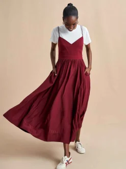 La Ligne Tracy Dress Burgundy Shop