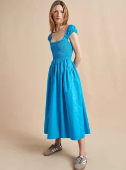 La Ligne Vivian Dress Cerulean Best