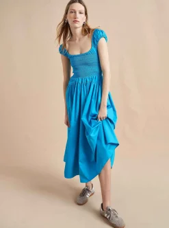 La Ligne Vivian Dress Cerulean Best
