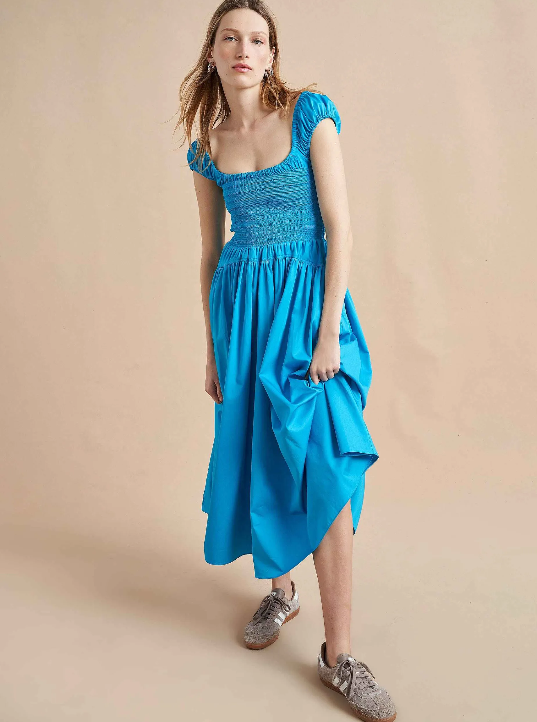 La Ligne Vivian Dress Cerulean Best