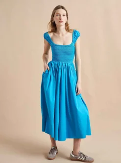 La Ligne Vivian Dress Cerulean Best