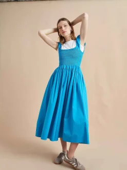 La Ligne Vivian Dress Cerulean Best
